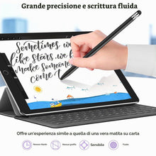 Carica l'immagine nel visualizzatore di Gallery, Penne per Tablet, 2 Pezzi Penna Stilo per Touch Screen 2 in 1, per Tutti Gli Smartphone/Tablet Samsung i-Phone i-Pad con
