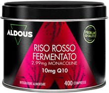 Carica l'immagine nel visualizzatore di Gallery, Riso Rosso Fermentato con Coenzima Q10-400 Compresse - +1 Anno