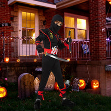 Carica l'immagine nel visualizzatore di Gallery, Costume Ninja Bambini con Accessori in Plastica e Schiuma, da Halloween a Carnevale e Festa (L)