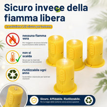 Carica l'immagine nel visualizzatore di Gallery, COM-FOUR® 2X Luce Decorativa a LED per Lanterne di Carta, Sostituzione