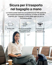 Carica l'immagine nel visualizzatore di Gallery, Belkin BoostCharge Power Bank 10000mAh con Display Digitale - Nero