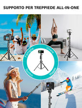 Carica l'immagine nel visualizzatore di Gallery, CIRYCASE 142cm Treppiede Smartphone Estensibile All-In-1 Bastone Selfie