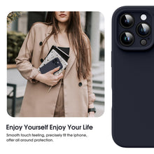 Carica l'immagine nel visualizzatore di Gallery, Supdeal Custodia in Silicone Liquido per iPhone 16 Pro, [Protezione Fotocamera] [Cover in Microfibra] [Protezione a 4 St