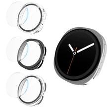 Carica l'immagine nel visualizzatore di Gallery, Anoowkoa 3 Pezzi per Cover Samsung Galaxy Watch 9/8 44mm Custodia +HD Vetro Temperato Protezione,Sottile Custodia Rigida