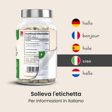 Carica l'immagine nel visualizzatore di Gallery, Ashwagandha KSM-66 Capsule Bio | 5500 mg Derivato da 550 mg di Estratto Alta Concentrazione in Polvere | 3 Mesi | Ashwag