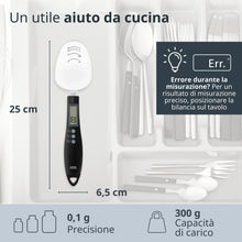 Carica l'immagine nel visualizzatore di Gallery, ADE Bilancia digitale a cucchiaio di precisione | bilancia elettronica a cucchiaio dosatore per pesare e dosare precisi 