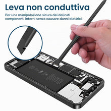 Carica l'immagine nel visualizzatore di Gallery, MMOBIEL Kit Strumento di Riparazione Elettroniche - Set di 3 Spudoratori in Metallo per Apertura Sicura di Schermi di Di