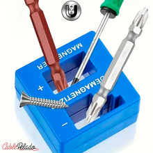 Carica l'immagine nel visualizzatore di Gallery, CABLEPELADO - Magnetizzatore e smagnetizzatore professionale per cacciaviti, strumento magnetico 2 in 1 per punte, punte