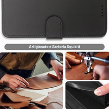 Carica l'immagine nel visualizzatore di Gallery, Tawarror Cover Premium Pelle PU per Samsung Galaxy A13 4G, Nero