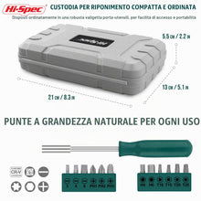 Carica l'immagine nel visualizzatore di Gallery, Hi-Spec Set Attrezzi Compatto per Casa e Ufficio, Riparazioni Base, Verde