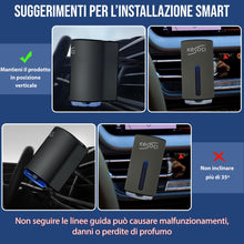 Carica l'immagine nel visualizzatore di Gallery, Profumatore Auto Ricaricabile Intelligente con 3 Fragranze da 10 ml - Deodorante Auto - Profumo Macchina (Fresh Essence 