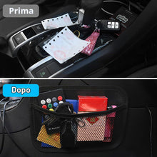 Carica l'immagine nel visualizzatore di Gallery, JNNJ Auto Tasca Adesiva per Protezione Cellulare, Organizzatore Portaoggetti Universale per Sedile Posteriore(Piccolo)Re