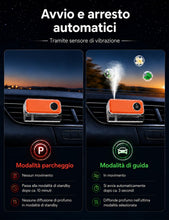 Carica l'immagine nel visualizzatore di Gallery, Profumatore Auto Elettrico per Bocchette, 20ml Océan Auto Profumo, Diffusore Ultrasuoni con 3 Modalità di Spruzzo, Deodo