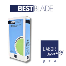 Carica l'immagine nel visualizzatore di Gallery, Lame Sgorbia Best Blade + Manico Porta Lama in Alluminio con chiusura a vite – Start Kit Pedicure Professionale – 20 Lam