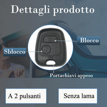 Carica l'immagine nel visualizzatore di Gallery, SUPALAND Guscio Chiave di Ricambio a 2 Tasti Per Telecomando Auto Senza Lama Per Citroen C1 C2 C3 C4 C5 Peugeot 106 107 