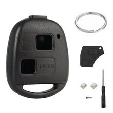 Carica l'immagine nel visualizzatore di Gallery, 2 Tasti Guscio per Chiave Auto Compatibile con Toyota Yaris RAV4 Corolla Celica Avensis Land Cruiser Rush Prado Telecoma