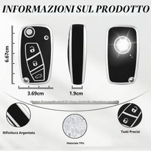 Carica l'immagine nel visualizzatore di Gallery, Cover Chiave Auto per Fiat Panda Grande Punto Lancia Ypsilon Musa