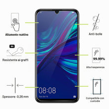 Carica l'immagine nel visualizzatore di Gallery, Vetro Temperato per Huawei P Smart 2019 [3 Pezzi] Vetrino Protettivo Pellicola Protezione Schermo