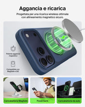 Carica l'immagine nel visualizzatore di Gallery, Belkin SheerForce Grip Cover per iPhone 17 Pro Max Compatibile con MagSafe, Design Sottile con Linee Laterali Antiscivol