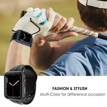 Carica l'immagine nel visualizzatore di Gallery, Simpeak 4 Pezzi Cover Compatibile con Apple Watch Series 6/5/4/SE/SE2/SE3 44mm, Custodia Caso con Vetro Temperato HD Pel