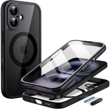 Carica l'immagine nel visualizzatore di Gallery, JETech Cover per iPhone 16, Protezione 360°, Nero