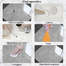 Carica l'immagine nel visualizzatore di Gallery, Hupeyna Kit Riparazione Vasca da Bagno, Kit Riparazione Piastrelle