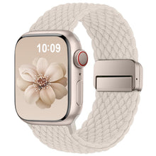 Carica l'immagine nel visualizzatore di Gallery, Higgs Cinturino Intrecciato Compatibili con Cinturini Apple Watch 38mm 40mm 41mm 42mm Uomo e Donna,Chiusura Magnetica in
