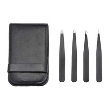 Carica l'immagine nel visualizzatore di Gallery, Amazon Basics pinzette professionali, in acciaio inox per rimozione di peli del viso, sopracciglia, ciglia o peli incarn
