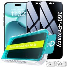 Carica l'immagine nel visualizzatore di Gallery, Pellicola Privacy 360° per iPhone 18 Pro Max, 4X Più Resistente 9H+