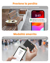 Carica l'immagine nel visualizzatore di Gallery, NOVOO Tracker Card 1,6mm, Apple Dov'è, IP68, Nero