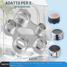 Carica l'immagine nel visualizzatore di Gallery, Chiave Universale 10 in 1 per Smontaggio Aeratore Rompigetto Rubinetto - M16 M18 M22 M24 M28 - Per Efficiente per Sostit