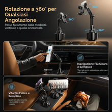 Carica l'immagine nel visualizzatore di Gallery, Supporto per telefono cellulare, aggiornabile, collo lungo, universale, mani libere, per auto, compatibile con iPhone 16