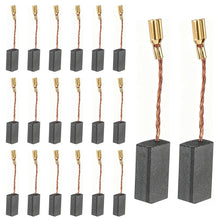 Carica l'immagine nel visualizzatore di Gallery, 20 Pezzi Spazzole di Carbone 5x8x15mm, Carboncini per Motore Elettrico, Compatibili con Smerigliatrice Angolare, Trapano