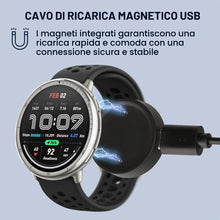 Carica l'immagine nel visualizzatore di Gallery, kwmobile Cavo Caricabatterie Compatibile con Amazfit Bip 6 / Active 2 A2437 A2434 Cavo - Carica Batterie USB Smartwatch 