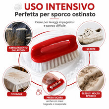Carica l'immagine nel visualizzatore di Gallery, Today – Spazzola Bucato con Manico Ergonomico e Setole Semi-Rigide