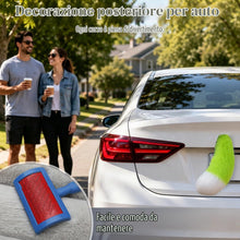 Carica l'immagine nel visualizzatore di Gallery, Coda Elettrica per Auto con Telecomando, Coda Pelosa per Auto, Con Suono attivato e Oscillazione a 3 Velocità, Coda Elet