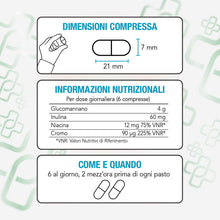 Carica l'immagine nel visualizzatore di Gallery, Glucomannano Forte 4000 mg PiùLife da Konjac Tit. 95% - 240 Compresse