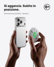 Carica l'immagine nel visualizzatore di Gallery, INIU Caricatore Wireless iPhone, Certificato Qi2 Caricabatterie 15W Rapido