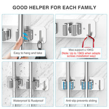 Carica l'immagine nel visualizzatore di Gallery, HOMEASY Porta Scope Parete 2 Pezzi, Acciaio Inox, Argento