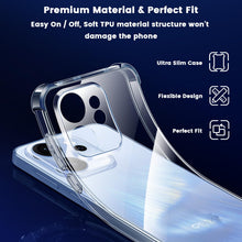Carica l'immagine nel visualizzatore di Gallery, Yohii Cover per Oppo Reno15 F/Reno 15 FS 5G (No per Reno15) con 2 Pezzi Vetro Temperato, [Protezione Fotocamera] Custodi