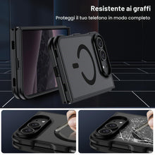 Carica l'immagine nel visualizzatore di Gallery, Fitudoos Cover per iPhone Duo con Porta anelli magnetico, Custodia protettiva antiurto per cellulare, anti-ingiallimento