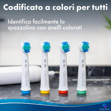 Carica l'immagine nel visualizzatore di Gallery, Compatibili con Testine Oral B, 4-Pack Compatibili con Testine Spazzolino Elettrico Oral-B - Alta Qualità, Pulizia Profo