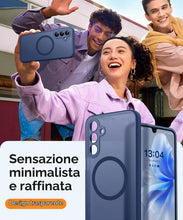 Carica l'immagine nel visualizzatore di Gallery, CANSHN Magnetica Cover per Samsung Galaxy A16 (6.7 Pollici), [Protezione Completa Della Fotocamera] Custodia Traslucida 