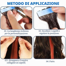 Carica l'immagine nel visualizzatore di Gallery, Tape Extensions Glue - 5 Rotoli di Strisce adesive per Extension realizzate in Materiale TPU, Nastro Adesivo di Lunga Du