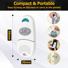 Carica l'immagine nel visualizzatore di Gallery, Telecomando Cancello, 2 Pcs 433,92 MHz Telecomando Cancello Universali, Telecomando Cam 2 canali Compatibile con TOP 432