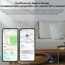 Carica l'immagine nel visualizzatore di Gallery, ATUVOS Air Tag Card Pro per Android &amp; iOS, Dual System Ricaricabile Wallet Tracker Funziona con Google Funzioni Trova o 