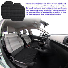 Carica l'immagine nel visualizzatore di Gallery, Cuscini Sedili Anteriori Universale: 2 Pezzi Cuscino per Sedile Auto Coprisedile con Fondo Antiscivolo, Cuscino Sedile A