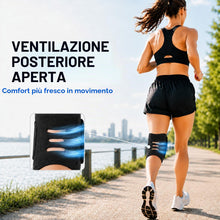 Carica l'immagine nel visualizzatore di Gallery, Tutore Ginocchiera per Menisco Lesionato Traspirante (Nero,M)
