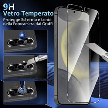 Carica l'immagine nel visualizzatore di Gallery, ZhuoFan Pellicola Vetro Temperato per Samsung Galaxy S24 5G, 2+2 Pezzi