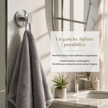 Carica l'immagine nel visualizzatore di Gallery, 2 Ganci Ventosa Acciaio Inossidabile, Ganci Bagno, Ganci per Asciugamani, Senza Forare, Supporto 8kg, per Cucina, Bagno